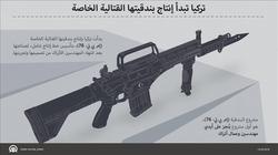 تركيا تبدأ إنتاج بندقيتها القتالية الخاصة