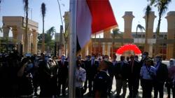 الدخول بالكمامات.. جامعة عين شمس تبدأ العام الدراسي بالنشيد الوطني