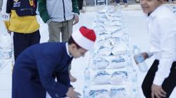 طلاب الأزهر يشاركون في تجهيزات الإفطار الجماعي بالجامع الأزهر