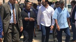 قبل مغادرته البلاد.. رئيس دولة موزمبيق والوفد المرافق له يزور معبد الأقصر