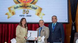  تكريم فريق عمل «جائزة مصر للتميز الحكومي» بجامعة طنطا