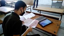طلاب الثانوية العامة يؤدون امتحان التاريخ التجريبي وسط إجراءات وقائية