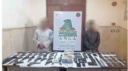 ضبط "عصابة مخدرات" بـ25 قطعة سلاح و33 طربة حشيش في سوهاج