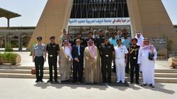وفد عسكري من كلية الدفاع الوطني الهندية يزور جامعة نايف للعلوم الأمنية
