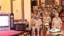 الفريق أسامة عسكر يشهد مشروع مراكز قيادة في نطاق الجيش الثاني الميداني