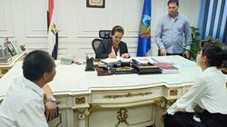 محافظة البحيرة تستقبل أعضاء مصنع العلف بحوش عيسى