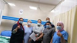 خروج 4 حالات من مستشفى العزل بإسنا بعد تعافيهم من كورونا