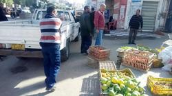 صور.. حملتان لرفع الإشغالات من شوارع الحامول وسيدي سالم بكفر الشيخ