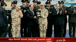 قتل تكفيري مفخخ.. رئيس ميت غمر يستقبل الجندي البطل أحمد رضا