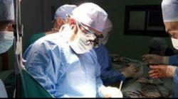 استخراج إبرة خياطة من غشاء قلب طفلة في مستشفى المنصورة