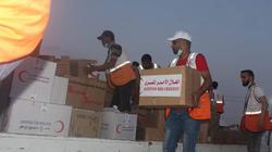 الهلال الأحمر المصري: نعمل على توفير كل احتياجات الشعب الفلسطيني