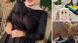 «يارا» أخصائية تخاطب تبدع في صناعة مجسمات الكونكريت: «العرايس زبايني»
