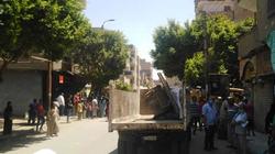 تحرير 122 محضر إشغال وفض سوق عشوائي وتجمعات بالمنيا