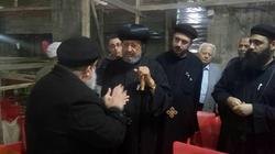 الأنبا مرقس يتابع إنشاءات الكنائس بإيبارشية شبرا الخيمة