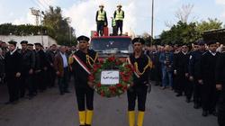 بالصور| تشييع جثمان ملازم أول بالإسكندرية لقي مصرعه في حادث سير
