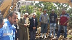 انفجار خط المياه الرئيسي بقليوب.. و14 سيارة لتوفير المياه للمواطنين
