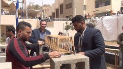 مسابقة الاسباجتي.. "هندسة المطرية" تصمم كباري من المكرونة