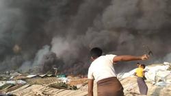 عاجل.. حريق هائل يلتهم آلاف المساكن ويقتل العديد في مخيم للروهينجا