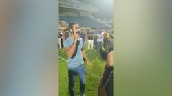 حسني عبدربه يظهر في ملعب الإسماعيلي بعد أزمة منعه من حضور المباريات