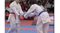 لاعبة كاراتيه تنهي مباراة مصيرية قبل إعلان الفوز على منافستها بدقائق.. ما السبب؟