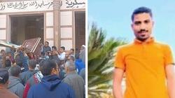 تشييع جثمان شاب توفي في حريق مصنع طوب بالشرقية.. «كان معدي بالصدفة»