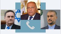 وزير الخارجية يطالب نظيريه الإسرائيلي والإيراني بممارسة أقصى درجات ضبط النفس