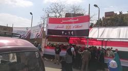 بالصور| إقبال أهالي منشأة ناصر على التصويت في ثاني أيام الاستفتاء