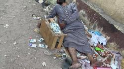 حقيقة متسول يدعي المرض في مصر الجديدة: مش همشي من مكاني