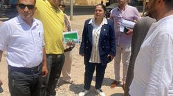 أول جولة تفقدية لنائب محافظ القاهرة في مدينة الأمل (صور)