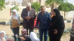 بالصور| مدرسة في طور سيناء تنظم مبادرة "من أجل حب الوطن"