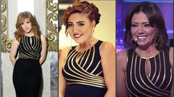 رانيا يوسف تظهر في برنامج تلفزيوني مرتدية نفس فستان مي كساب اللافت