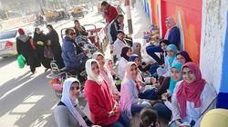 "عماد" حول جدران فاقوس لـ"جداريات البهجة"