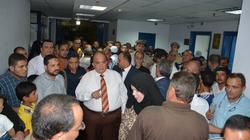 بالصور| أهالي المطرية لمحافظ الدقهلية: المستشفى "دون أطباء"