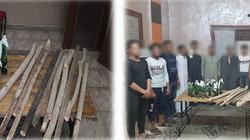ضبط 14 بحوزتهم سلاح ناري ومواد سريعة الاشتعال في مشاجرة بحلوان