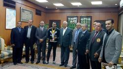محافظ الدقهلية يكرم بطل العالم في الكاراتيه وحكم ومدرب دولي
