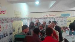 بالصور| افتتاح معرض الصحافة بإيتاي البارود