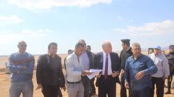 بالصور| فودة يتفقد أعمال الطريق الأوسط بشرم الشيخ