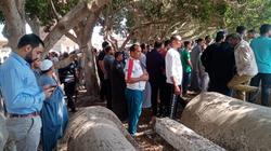 تشييع جثمان طالب الصيدلة الغريق بمسقط رأسه في البحيرة