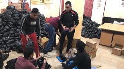 نائب يوزع مواد غذائية على 2200 أسرة من العمالة غير المنتظمة بالمرج