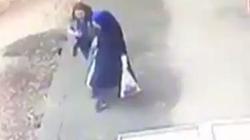 بالفيديو| الأرض تنشق وتبتلع سيدتين في تركيا