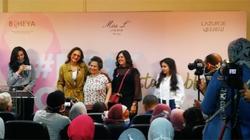 نيللي كريم تدعم مريضات السرطان : صحتك أهم حاجة