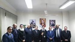 وفد محاميي "شمال القاهرة" تهنئ الإخوة الأقباط بالعيد المجيد
