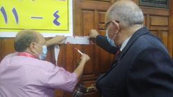 غلق وتشميع لجان انتخابات الأطباء لأداء صلاة الجمعة