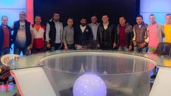 قبل انطلاقه غدًا.. مدحت شلبي يتفقد أستديو برنامج "مساء الأنوار"