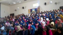 تنظيم أول محاضرة لغة عربية "نموذجية" لطلبة الثانوية العامة في السويس