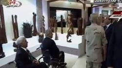 عاجل| السيسي عن معرض المحاربين بمركز المنارة الجديد: «حاجة تشرف وتفرح»