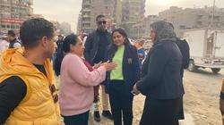 نائب محافظ القاهرة تقود حملة لإزالة إشغالات ميدان الحلمية بعين شمس (صور)