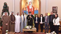 سفير الإمارات ينقل تهاني بلاده للبابا تواضروس بمناسبة أعياد الميلاد