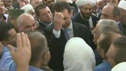 الأسد يؤدي صلاة عيد الفطر في حماة