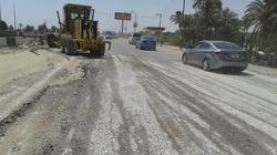 تسوية طريق "منفلوط - أسيوط" الزراعي ورفع 20 طن مخلفات